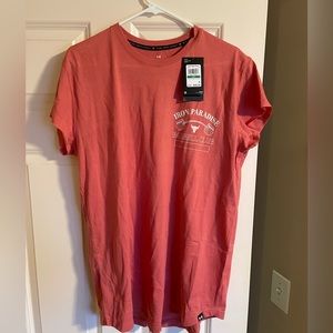 Under Armour Project Rock show cap sleeve workout tee, brand new with tags